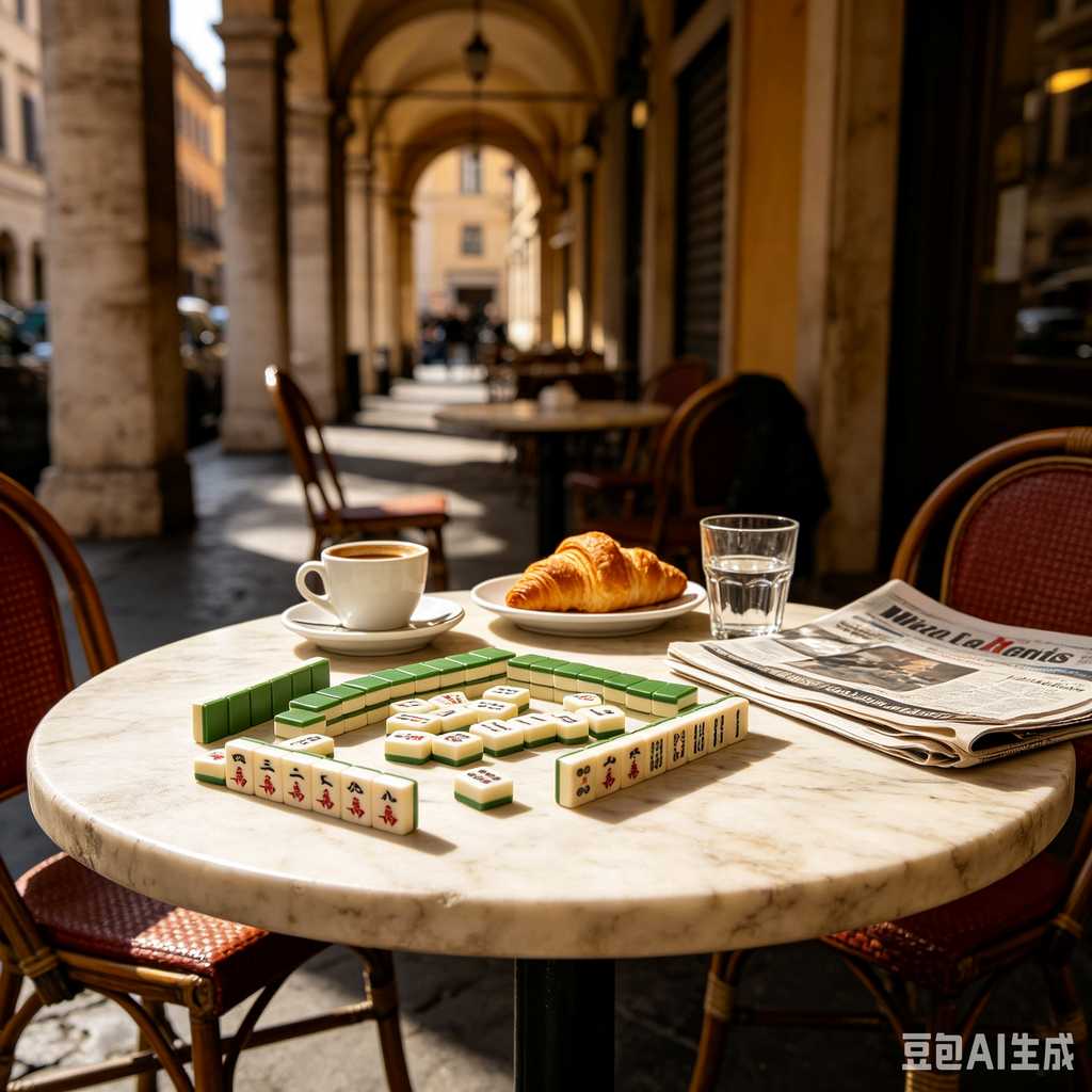 premium compact mahjong set