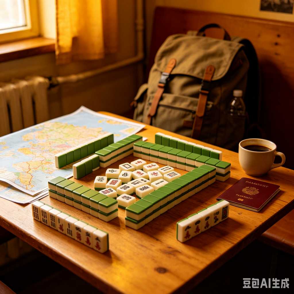 transparent mini mahjong set
