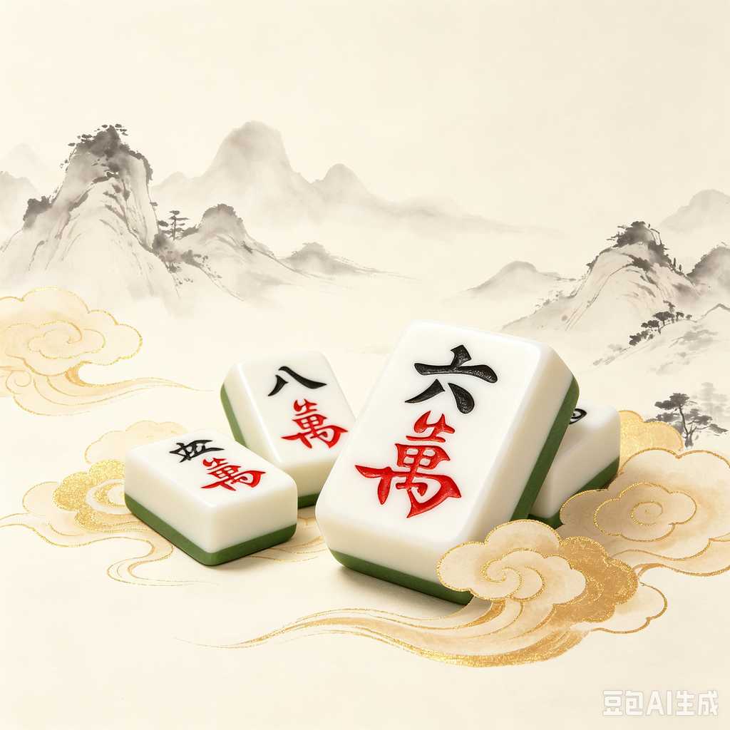 custom cartoon mahjong set