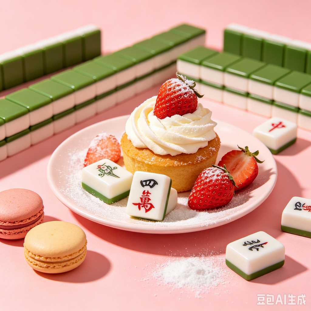 unique color mahjong tiles design
