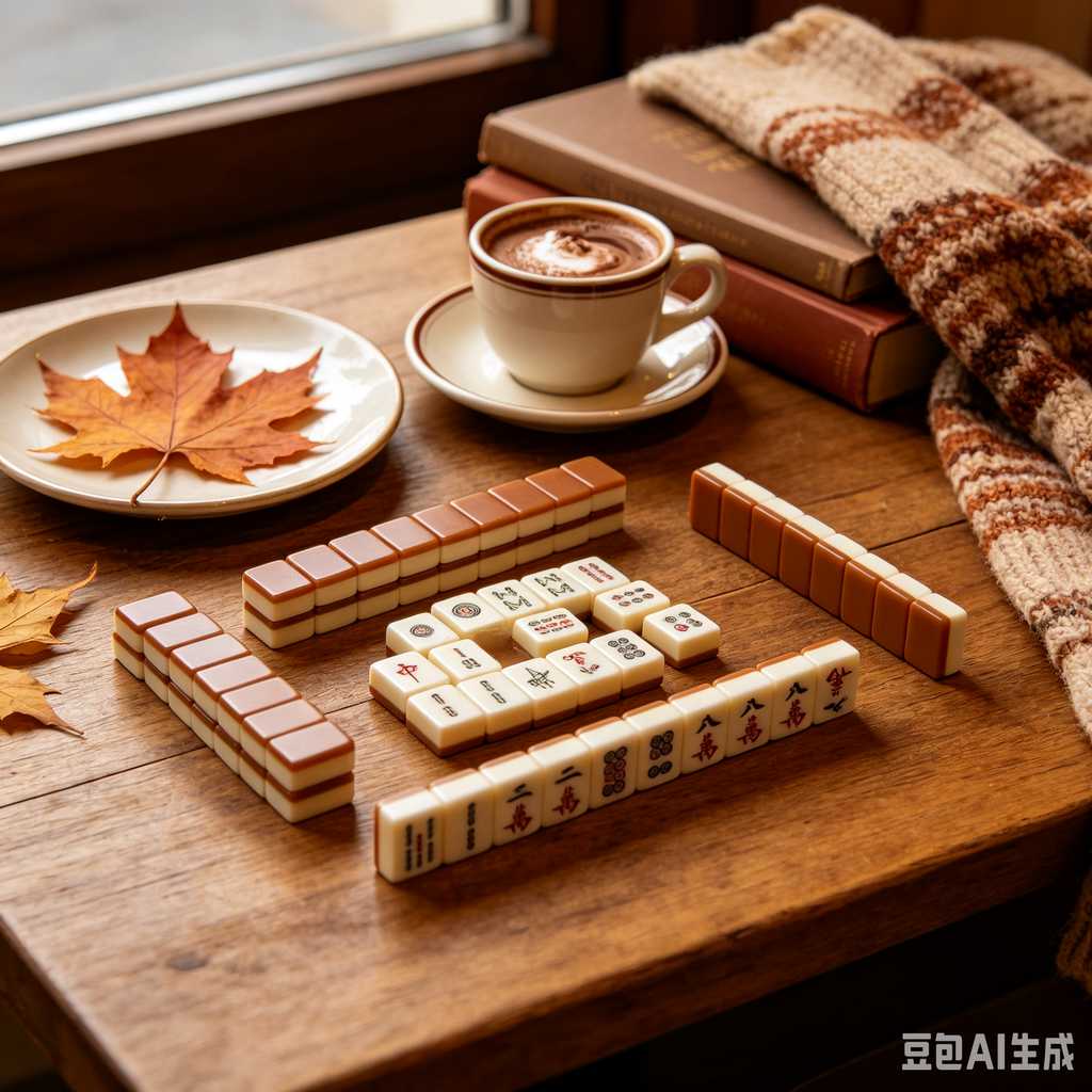 pastel color mahjong tiles